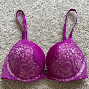 Pink Victoria's Secret Bombshell Bra 32B